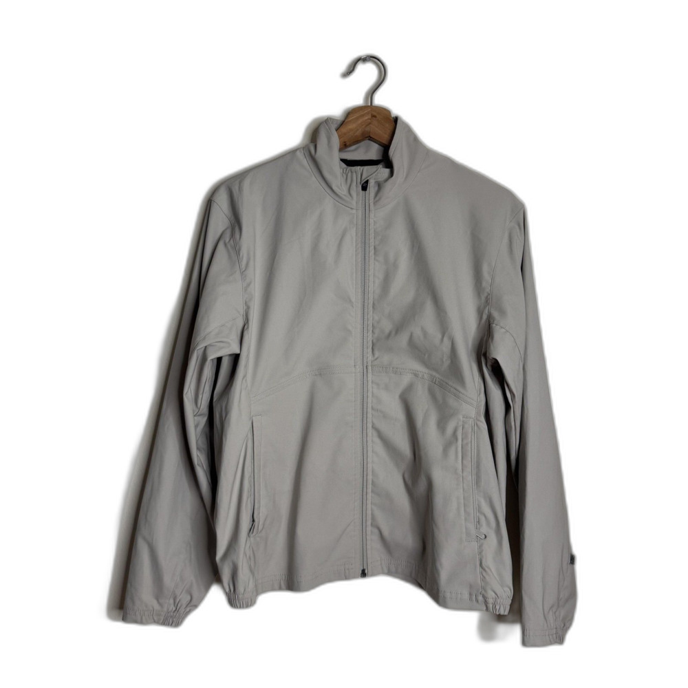 Zero Restriction Jacket ladies Medium Gray Tour Series Full Zip Lightweight Golf